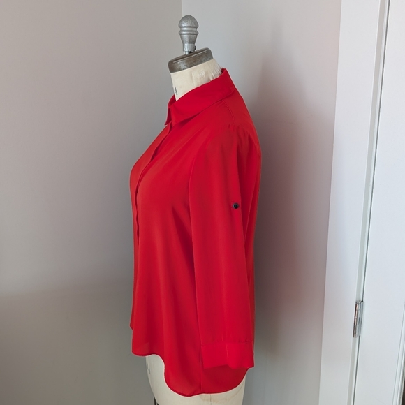 Joseph Ribkoff Red Blouse - Picture 2 of 3